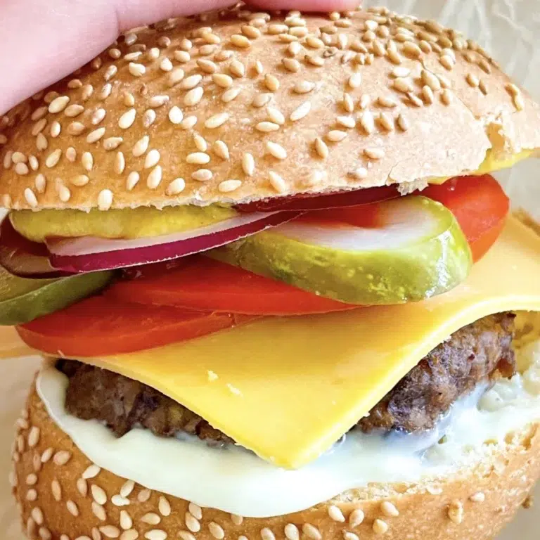 Homemade Beef Burger Recipe