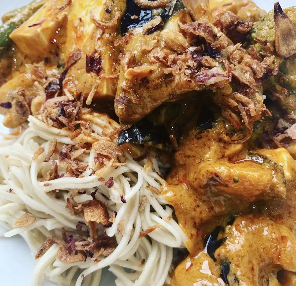 Eggplant and Tofu Red Curry Recipe