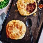 Golden Beef Pot Pies