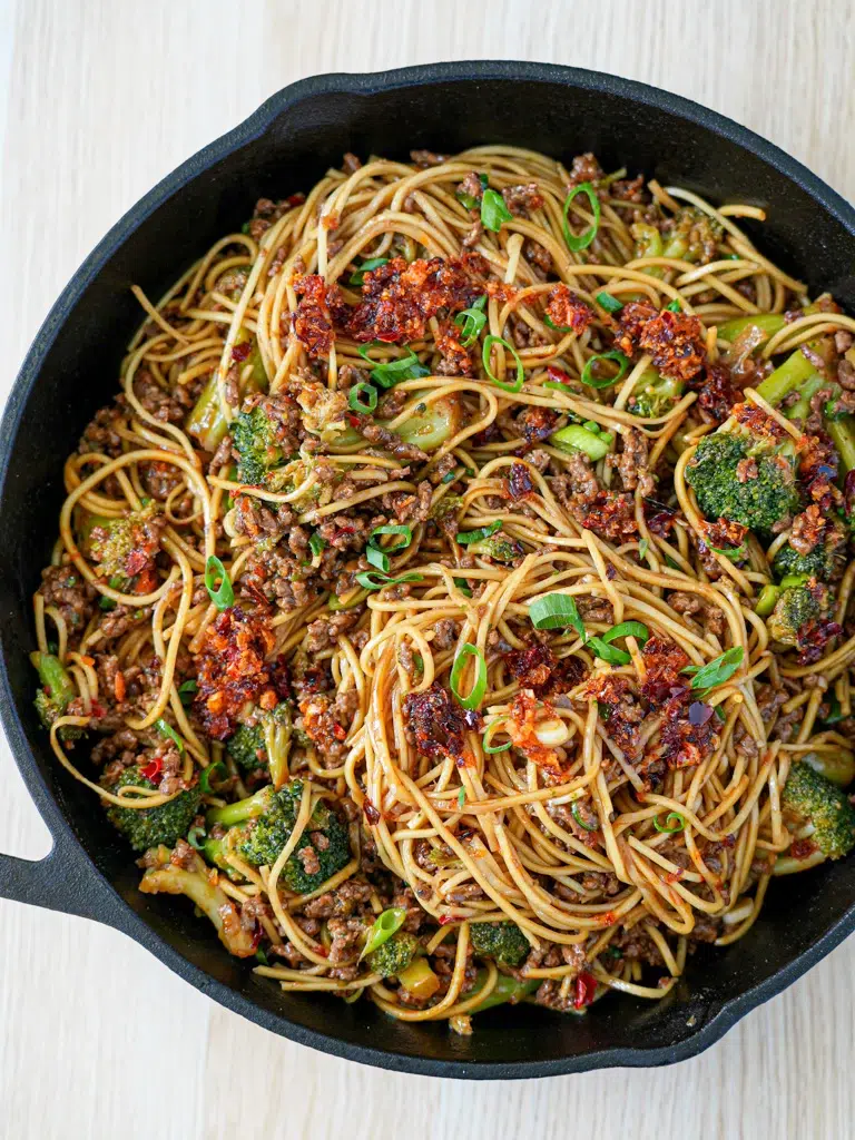 Caramelised Sticky Beef Noodles