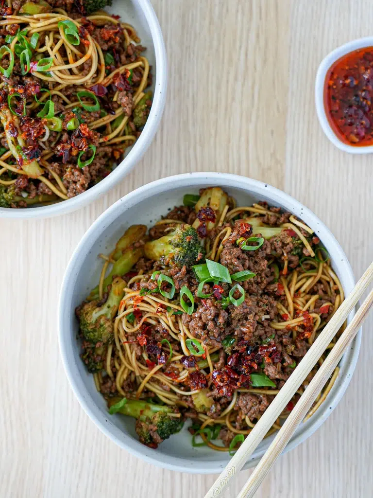 Caramelised Sticky Beef Noodles