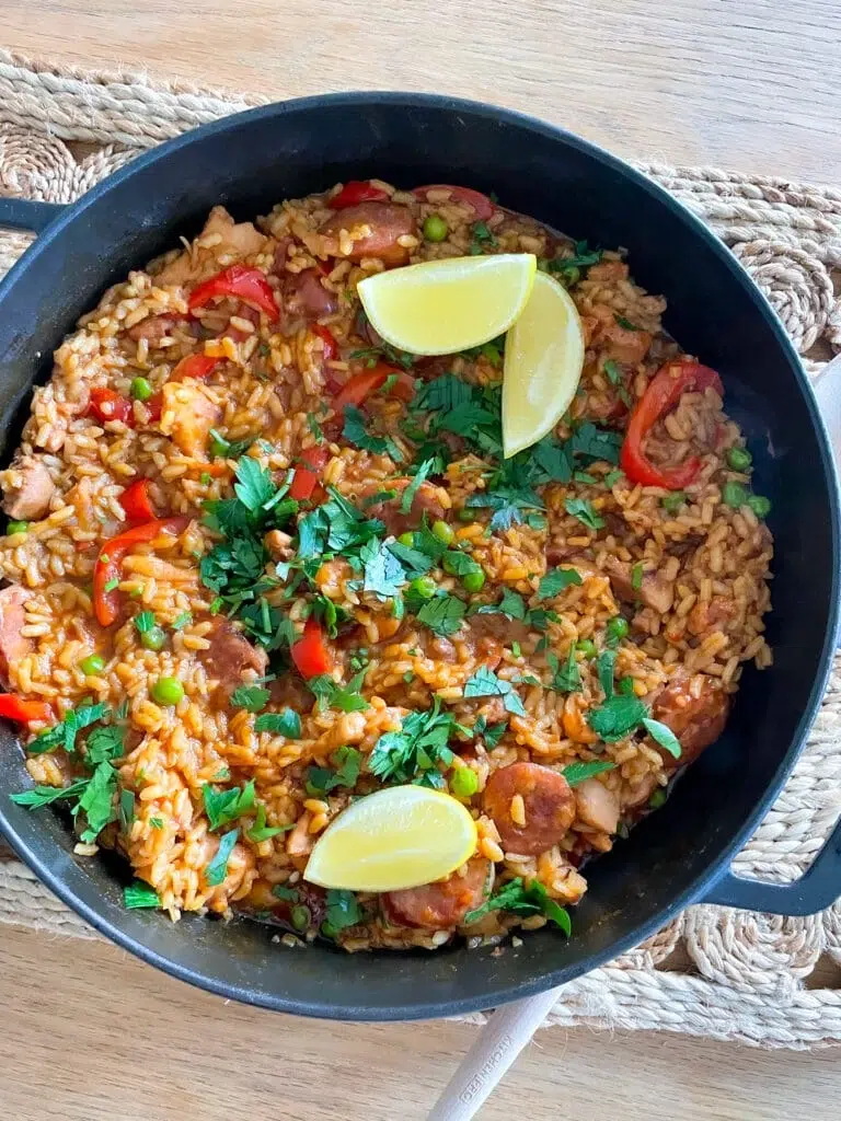 Chicken & Chorizo Paella Recipe
