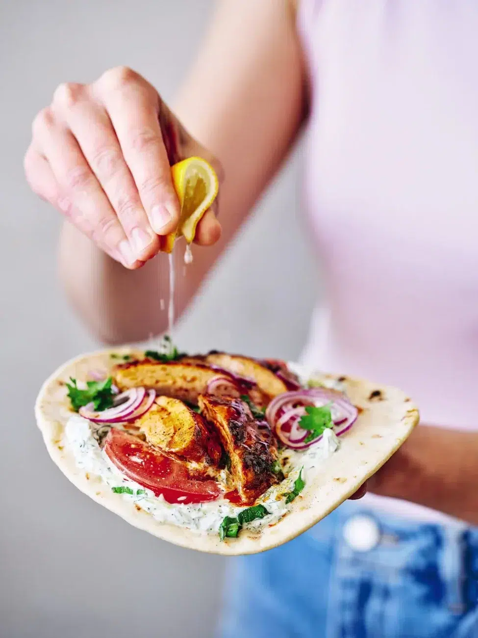 Chicken Tzatziki Wrap