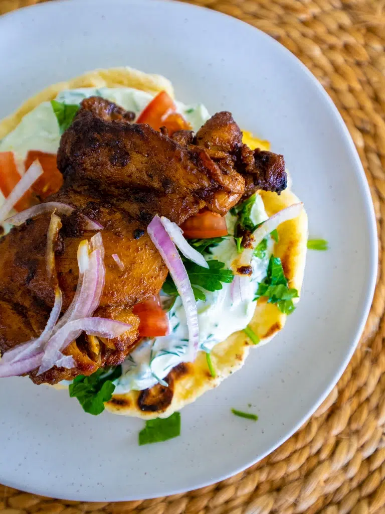 Chicken Tzatziki Wraps