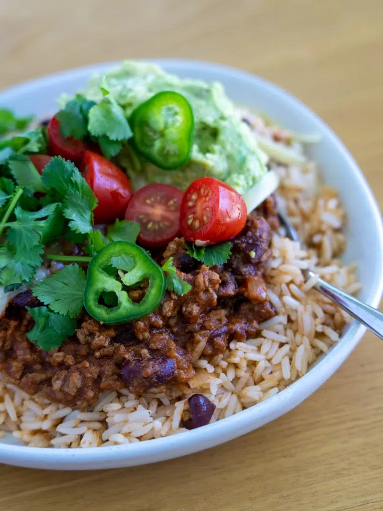 Quick Mexican Beef Rice Bowls