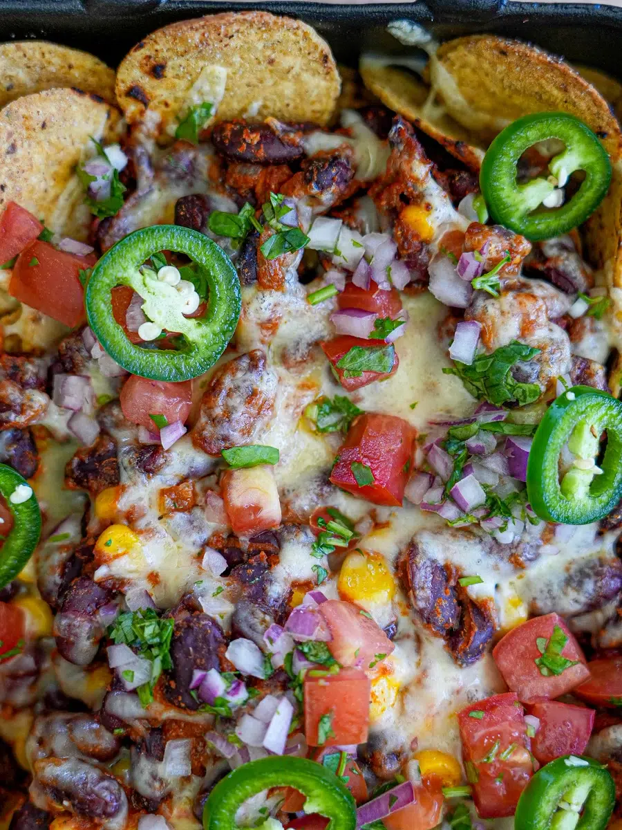 Loaded Veggie Nachos