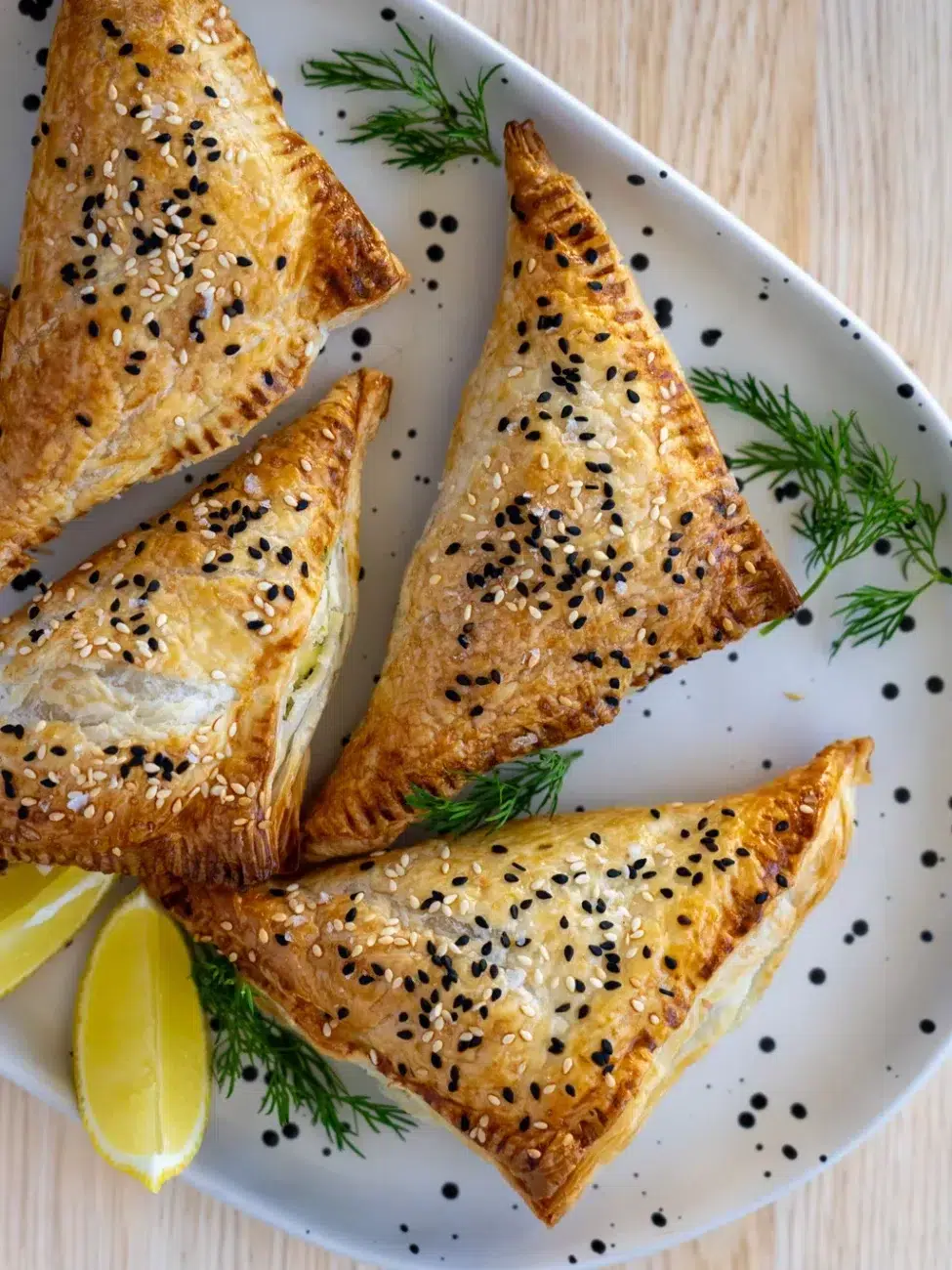 Spinach and Cheese Triangles