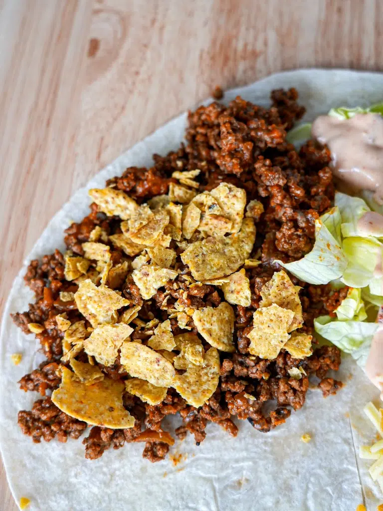 Nachos Beef Folded Wraps