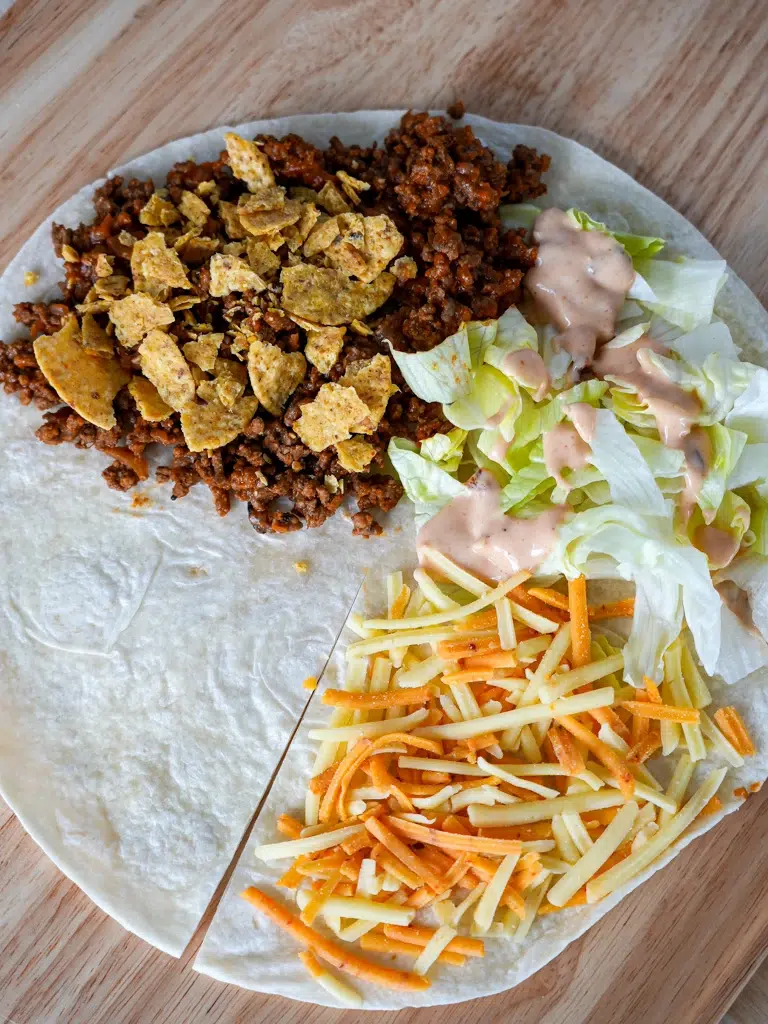 Nachos Beef Folded Wraps