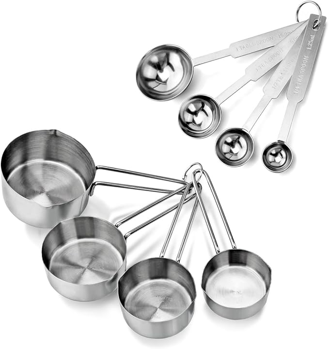 spoon and cup combination measuring utensils