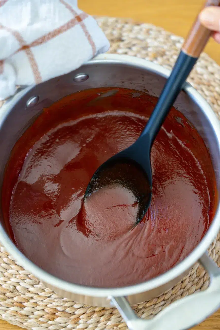 Easy Homemade Barbecue Sauce Recipe in Pot