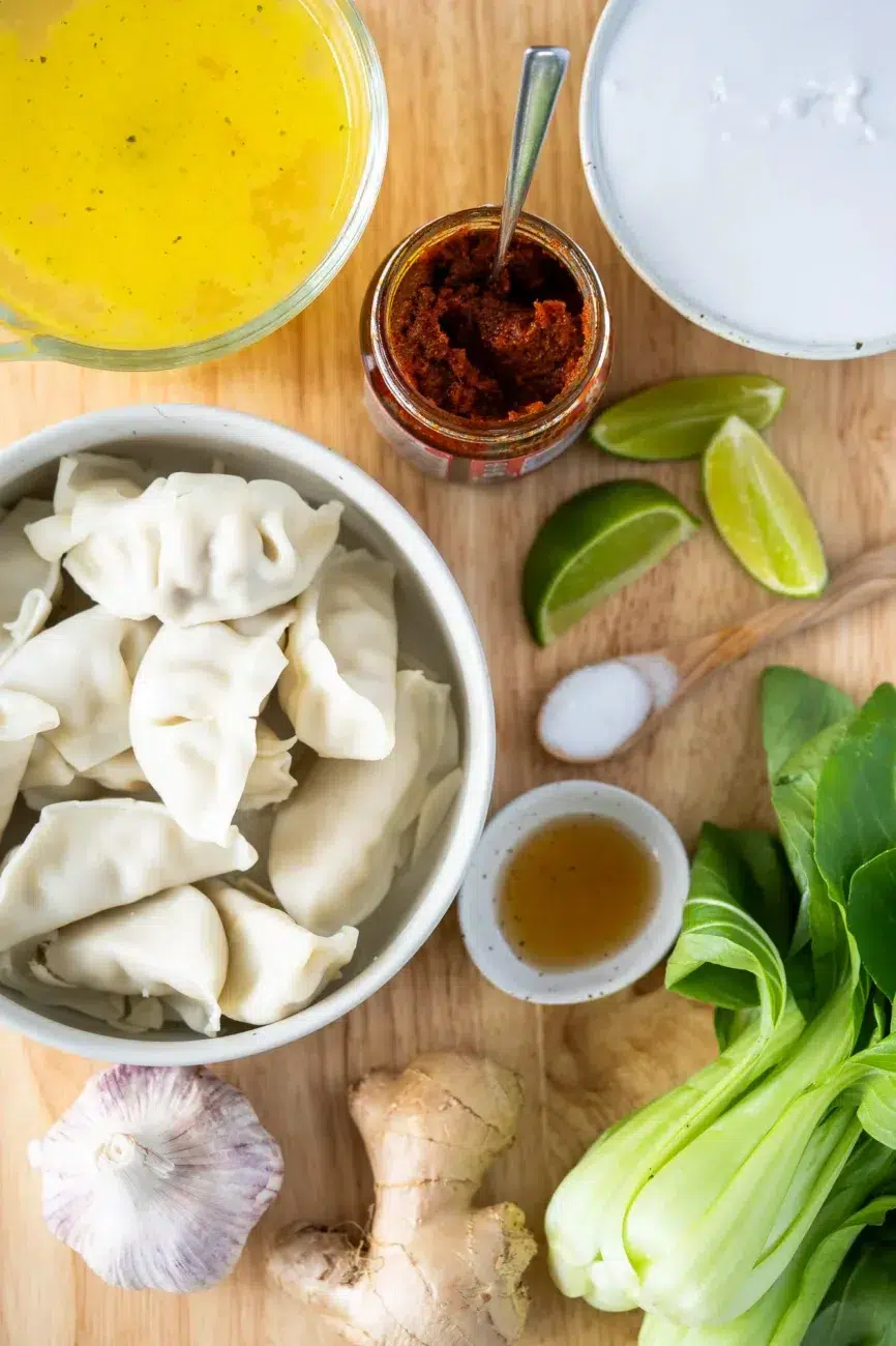 Dumpling Laksa Recipe Soup Ingredients