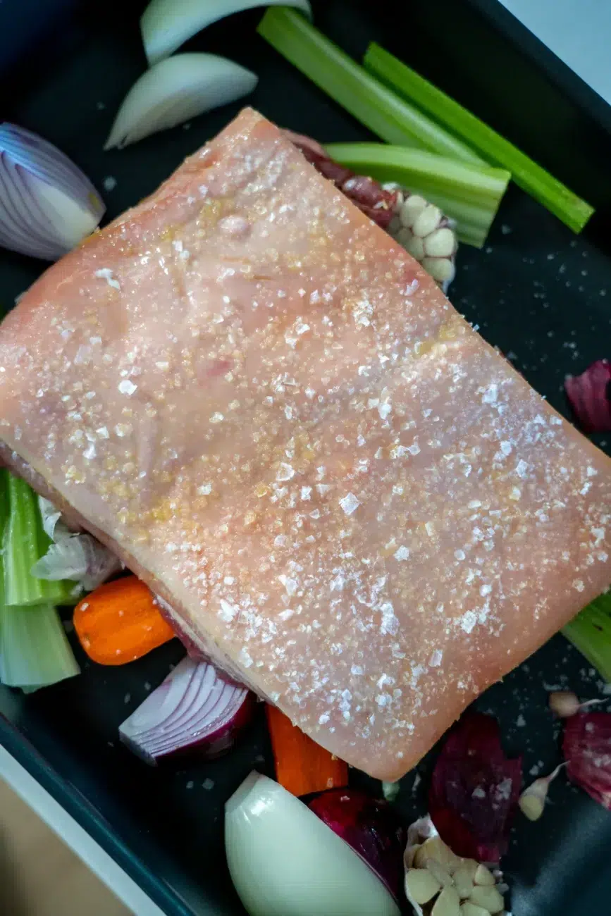 Crispy Pork Belly with Sea Salt Flakes